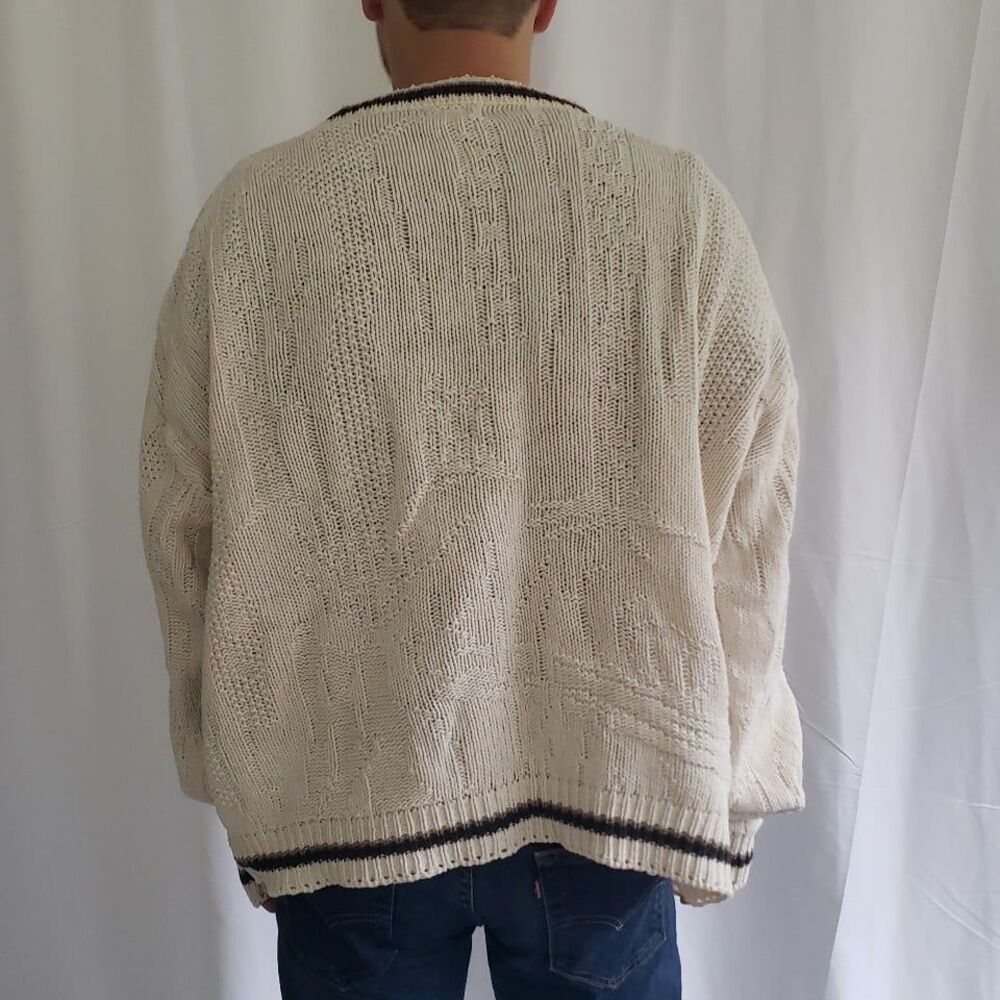 90s St John's Bay Cotton Duck Sweater - Picture 3 of 6